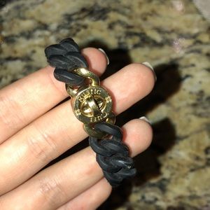 BLACK AND GOLD RUSTIC CUFF/ barely worn